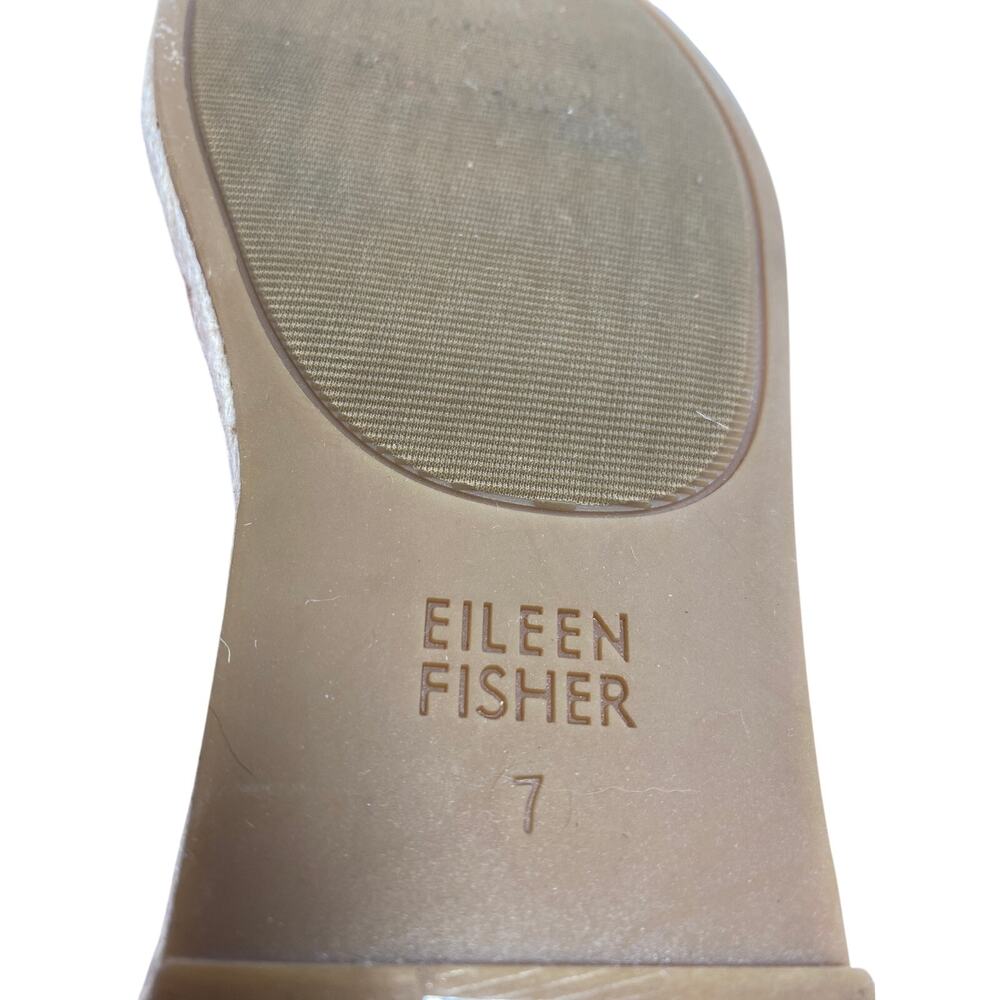 Eileen Fisher Mews, Mesh Orange Size 7 Espadrille Sandals - Picture 7 of 8